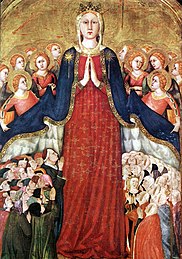 Madonna dei raccomandati ('Vår frue av nåden), 1320-talet, Orvieto domkyrkje i Orvieto.