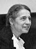 Lise Meitner (1878-1968), lecturing at Catholic University, Washington, D.C., 1946 (cropped2).jpg