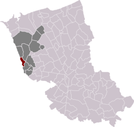 Holque in the arrondissement of Dunkirk