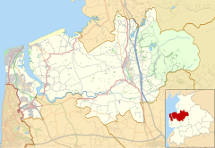 Location map United Kingdom Borough of Wyre.svg