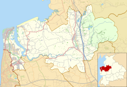 Location map United Kingdom Borough of Wyre