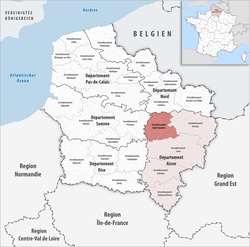 Location of Qarku Saint-Quentin