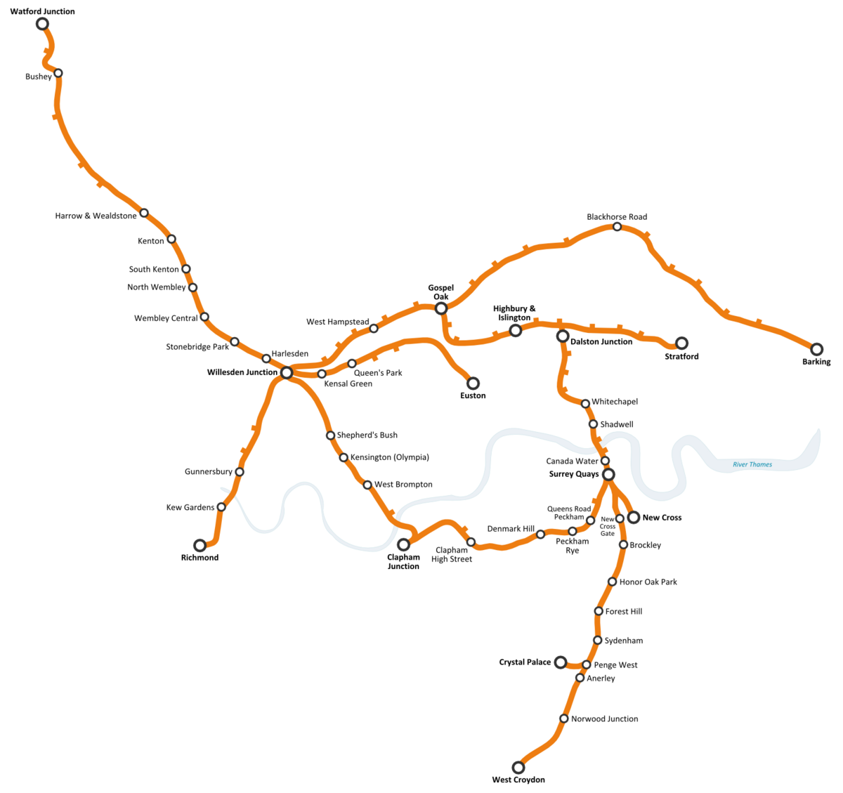 Clapham High Street Overground Map File:london Overground Map 2012.Png - Wikimedia Commons