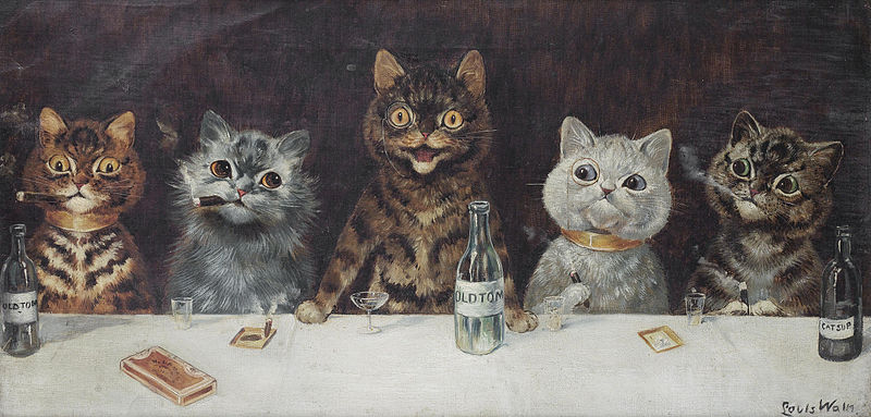 File:Louis Wain The bachelor party.jpg