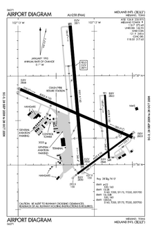 Airport map MAF airport map.PNG