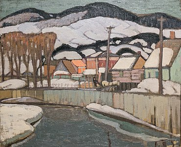 L'hiver, Baie-Saint-Paul, MBAM, 1927.454