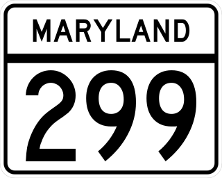 Maryland Route 299 Highway in Maryland