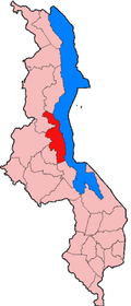 Locatie van het Nkhotakota District in Malawi