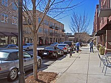 Mainstreet in Glenwood Park Mainstreet with peds Glenwood Park.jpg