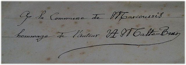 signature de Victor-Adolphe Malte-Brun