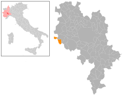 Locatie van Cellarengo
