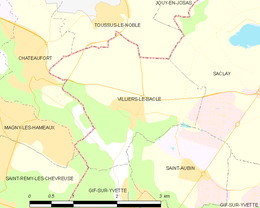 Villiers-le-Bâcle - Plan