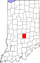 Map of Indiana highlighting Johnson County.svg
