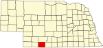 Mappa del Nebraska evidenziando Red Willow County.svg