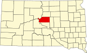 Map of South Dakota highlighting Sully County.svg