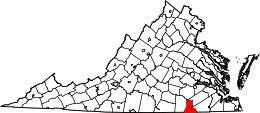 Contea di Greensville – Mappa