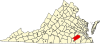 Mapa de Virginia destacando el condado de Sussex.svg