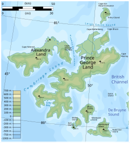 Western Franz Josef Land-en.svg xaritasi