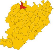 Map of comune of Rottofreno (province of Piacenza, region Emilia-Romagna, Italy).svg