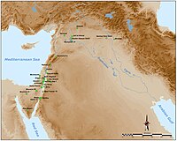 خريطة المواقع الشامية مع أسلات الخيام