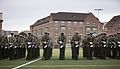 I marines di Marine Barracks, Washington, D.C. inastano le baionette durante le prove per l'inaugurazione presidenziale.