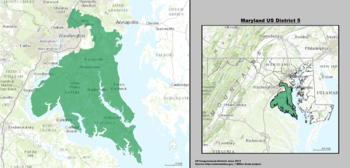 Мэриленд, округ Конгресса США 5 (с 2013 г.) .tif