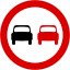 Mauritius Road Signs - Prohibitory Sign - No Overtaking.svg