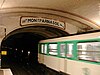 a train leaving the Falguiere station