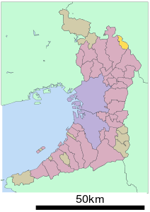 Mishima District in Osaka Prefecture.svg