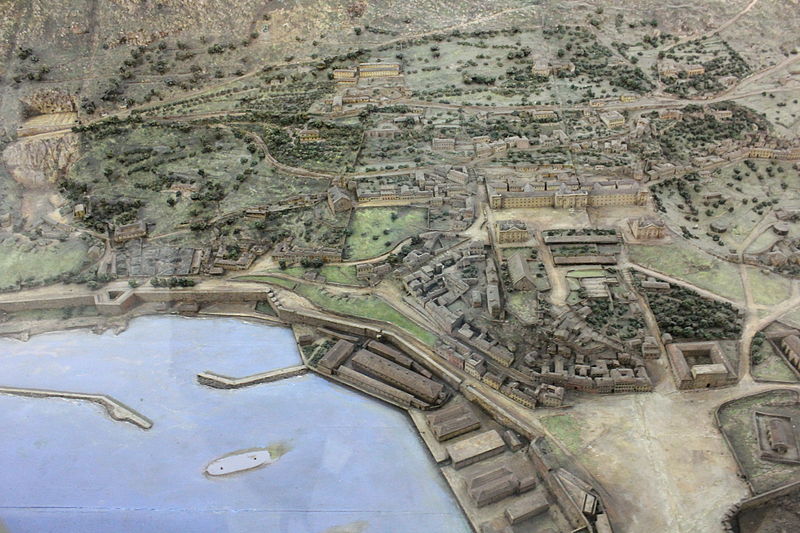 File:Model of Gibraltar at Gibraltar Museum 36.JPG