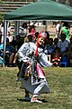 Mongolian girl performing Bayad dance