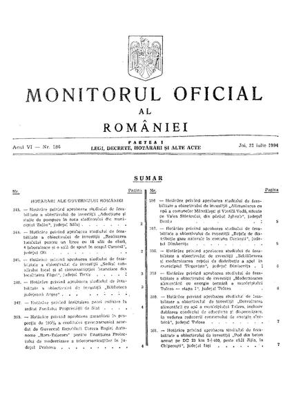 File:Monitorul Oficial al României. Partea I 1994-07-21, nr. 186.pdf