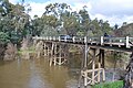 English: Mooroopna Bridge over the en:Goulburn River (Victoria) at en:Mooroopna, Victoria