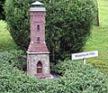 Miniatur-Schauanlage Klein-Vogtland in Adorf, Mosenturm Pöhl