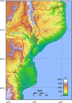 Topography of Mozambique Mozambique Topography.png