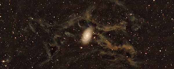 NGC 918 and dust clouds within our Milky Way with the 10th data release of the Legacy Survey. NGC 918 legacy dr10.jpg