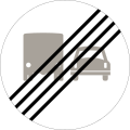 End of no overtaking for lorries