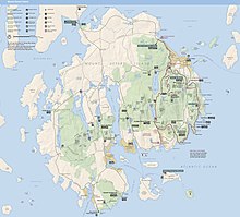 Mount Desert Island map