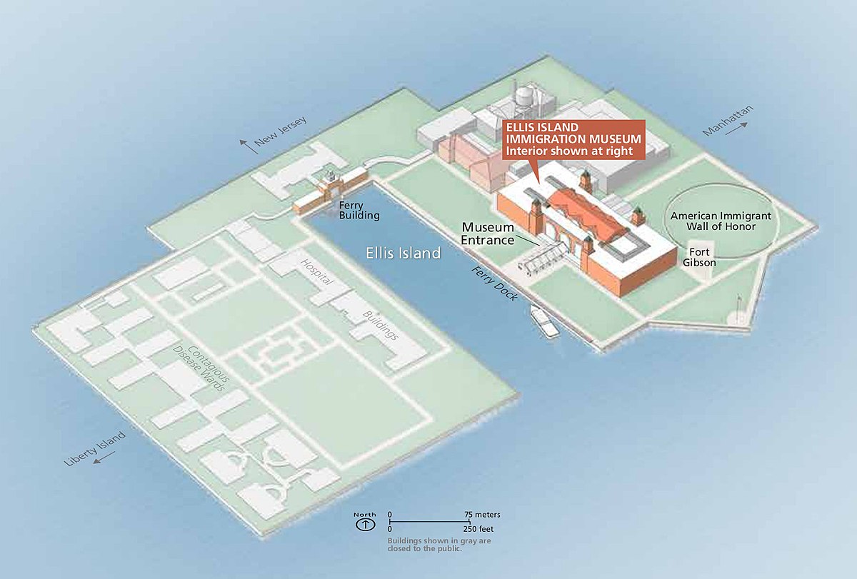 Ellis Island, History, Facts, Immigration, & Map