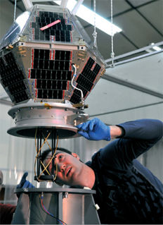 Nanosat-1B Spanish research and communications satellite