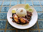 Thumbnail for File:Nasi Lemak Sambal Cumi in Indonesia 1.jpg