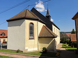 Façade arrière avec chevet