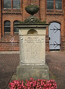 Neuenbrook tombstone in front of the church IMG 5389.jpg