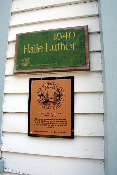 File:New Bedford Whaling National Historical Haile Luther House Plaque 2006.jpg