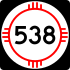 Značka State Road 538