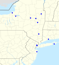 Map of radio affiliates in 2016 New York Mets radio affiliates.png