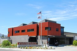 The 11,233 sq. ft. Newbury Park Fire Station on Mitchell Rd, which opened in 2017[195]