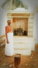 Newly built Pillaiyar Temple (during construction) inside the Kathukonda Ayyanar Temple campus