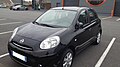 Une Nissan Micra K13 Connect Edition noir