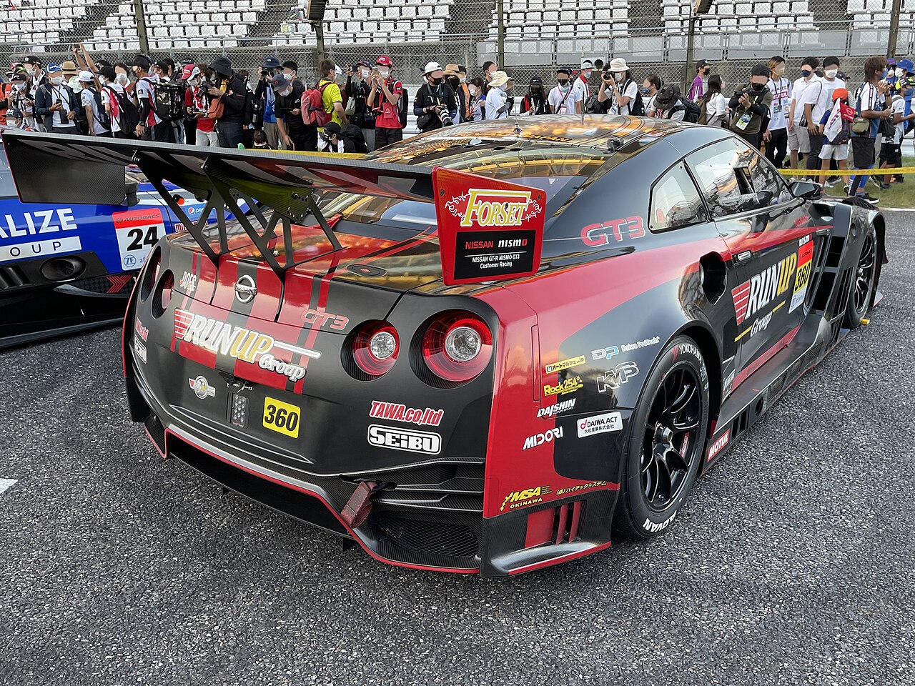 Image of No.360 RUNUP RIVAUX GT-R after 2022 Fujimaki Group Suzuka GT 450km (5)